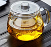 诗米乐 耐热玻璃茶杯加厚玻璃茶壶带嘴泡茶杯茶水分离杯喝茶杯过滤杯子 共茗杯 480ml 实拍图