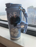 世大家咖啡杯保温杯女士高颜值大容量便携外带316陶瓷内胆双饮吸管水杯 实拍图