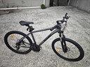 喜德盛26款黑客350黑客380山地车自行车成人21速铝合金男士女生学生上班 黑客380灰黑色【2026升级款】 26寸x17寸身高165-180cm 实拍图