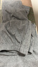 浪莎男士睡裤100%纯棉长裤休闲可外穿宽松双口袋家居裤男秋季新品 浅灰 【100%棉 7A抗菌】 XL /175 实拍图