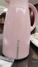 JEKO&JEKO保温壶家用热水瓶暖水壶大容量宿舍开水瓶数显 1.9L浅粉色 实拍图