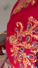 左都（ZUODU）加大长柄婚伞红色伞结婚新娘雨伞双层刺绣伴娘伞喜伞嫁娶结婚礼物 实拍图