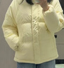 森马（Semir）羽绒服女肌理条纹学院风2025冬立领宽松插肩袖面包服109725113020 实拍图