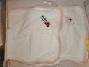 【洁丽雅同厂】婴儿刺绣小方巾超柔新生宝宝儿童洗脸巾24*24cm 随机2条装 实拍图