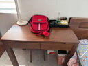 源氏木语全实木小书桌现代简约橡木学习桌北欧风小户型办公桌子书房电脑桌 【9】胡桃色橡木两抽书桌1.0米 组装 实拍图