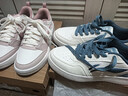 李宁板鞋男鞋低帮厚底增高小白鞋潮流百搭滑板鞋透气运动休闲鞋 【元宝2】雾白/浅灰蓝(111款)-3 40 实拍图