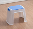 好尔凳子家用小板凳客厅卧室塑料凳创意脚踏矮凳带提手中号蓝色1个装 实拍图