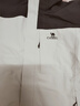 骆驼（CAMEL）三防冲锋衣户外登山服防水防风防污三合一保暖时尚运动外套 A9W214119AX冰晶灰色/黑色，男女 L 实拍图