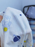 红豆儿童睡衣男女童春夏薄款纯棉家居服套装长袖裤空调服J3115白色160 实拍图