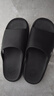 回力静音男士室内户外穿厚底防滑速干洗澡凉拖鞋HL3A23黑色42-43码 实拍图