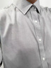 十如仕衬衫男长袖高端白衬衣纯棉高支免烫抗皱商务休闲正装  301 鸽子灰常规版 均码 41/84【175/96A】 实拍图