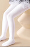 浪莎儿童连裤袜女童打底裤秋冬厚绒学生跳舞练功百搭白色舞蹈打底袜 实拍图
