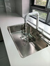 浪鲸（SSWW）洗菜盆大单槽水槽洗菜池一体盆304不锈钢厨房多功能日式大单槽 拉丝75*48水槽【不含龙头】 实拍图