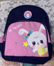双星（doublestar）儿童书包幼儿园男女可爱小背包 深蓝色配粉色 实拍图
