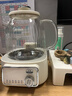 美的（Midea）花漾0胶水全玻璃养生壶 多功能煮茶壶 母婴烧水壶 恒温电热水壶 全自动一体煮茶器1.2L YS12B302J 实拍图