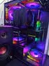 玩嘉棱镜四代ARGB黑色反向风扇 机箱散热12CM风扇神光同步5V3针ARGB PWM温控调速 实拍图