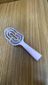名创优品（MINISO）梳子升级款迷你便携立式骨梳美发梳造型梳礼物 带清洁刷 紫色 实拍图