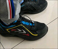 乔丹男大童跑步鞋儿童春秋季密网运动鞋子抽绳童鞋 黑色/相片蓝41 实拍图