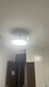 欧普（OPPLE）风扇灯吊扇灯24瓦LED照明低噪音餐厅卧室吊灯灯具包安装 冰风白 实拍图