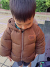 婧麒（JOYNCLEON）儿童棉服男女童装棉衣外套上衣秋冬装小宝宝棉袄婴儿衣服 深咖色（小熊款） 110 cm 实拍图