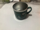 COOKSS儿童水杯牛奶杯316不锈钢学饮杯宝宝1-3岁吸管杯喝水带刻度 绿色 实拍图