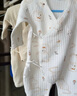 童泰婴儿衣服新生儿连体衣秋冬季夹棉保暖宝宝衣服纯棉蝴蝶哈衣2件装 蓝色企鹅（裆部加宽设计） 66cm 实拍图