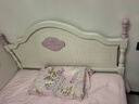 奥卡星实木儿童床女孩卧室粉红色公主床1.5米现代简约美式小户型女童床 单床（颜色备注） 1.5*2米 实拍图