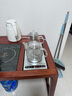 FUNORK全自动上水电热水壶电茶壶泡茶专用烧水器茶台烧水壶一体机茶桌茶几嵌入式茶具 蒸茶款不锈钢色（37x20cm） 实拍图