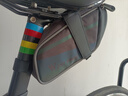 西骑者西骑者自行车尾包炫彩反光大容量后座包鞍座包座管包骑行装备 实拍图