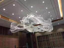 定制售楼部沙盘飘带吊灯创意酒店大堂宴会厅玻璃水晶非标工程灯具 定制联系客服 实拍图