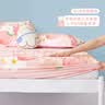博洋宝贝（Beyond Kids） 床笠儿童单件卡通全包防滑固定防尘保护罩全棉床罩 全棉床笠单件套—兔兔桃桃 120cm*200cm 实拍图