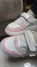 回力童鞋女童运动鞋2025秋季新款儿童透气鞋子女百搭轻便休闲韩版鞋子 白粉色 -W0947 28 推荐脚长17.1内长18.1 实拍图