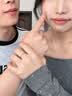 BOEAY莫比乌斯情侣对戒情侣款纯银999戒指情侣一对男女士款结婚送女友 【免费刻字】999银莫比乌斯情侣对戒 实拍图