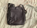 吉普（JEEP）斜挎包男士大容量单肩包通勤商务轻便小背包帆布包中青年休闲挎包 黑色升级侧袋款【大容量+多隔层】 实拍图