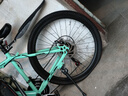 山地自行车女款成人男款男士变速公路减震单车女式初中学生青少年 钢架辐条-灰湖绿【加粗硬叉】 24寸21速 实拍图