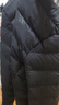 雪中飞男女立领秋羽绒百搭轻薄鸭绒立领修身轻盈隐藏式口袋 宝石黑|8086-女 S 165/88A 实拍图