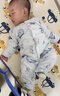 爆款幼儿连体衣夹棉薄棉长袖哈衣宝宝保暖爬服婴儿衣服秋冬新款 40g薄棉-深海精灵 73cm 实拍图