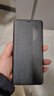 正件 适用华为mate50 pro手机壳保护套真素皮翻盖式智能视窗皮套全包防摔背外壳男女士Mate50 Pro 黑 实拍图