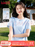 班尼路（Baleno）100%纯棉短袖T恤女2025年夏季宽松短款小个子宽松百搭秋冬打底衫 实拍图