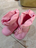 牧萌儿童雨鞋男童女童防水立体宝宝防滑耐磨卡通雨靴 粉色独角兽 15码 实拍图