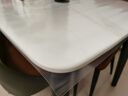 pvc桌布防水防油免洗隔热餐桌垫透明水晶板软玻璃茶几桌面保护垫 热卖款（磨砂1.0mm厚） 80*140cm 实拍图