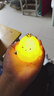 韩版可爱小鸡小夜灯卧室装饰品发光玩具幼儿园儿童生日分享小礼物 皇冠小鸡仔/黄色 实拍图