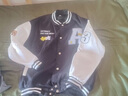 唐号 棒球服外套男美式复古潮牌拼接外套男秋季新款宽松百搭嘻哈夹克 W31咖啡色 XL 实拍图