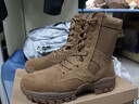 际华三五零五新式棕色作战靴男夏季碳板作战鞋超轻高帮耐磨训练靴真皮登山鞋 棕色新式作战靴【高配款】 44/270【原厂正品 两双鞋垫】 实拍图