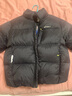 亚瑟士童装25年冬季男女童短款泡芙面包服轻量蓬松舒适防水 黑色 85%绒子 130 充绒137.6g 实拍图