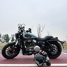 二手奔达金吉拉300太子复古巡航V缸灰石300哈雷燃油摩托车可上牌 黑色 实拍图