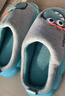 猪爸爸儿童拖棉鞋秋冬季室内男童亲子女童可爱家居保暖宝宝棉拖灰色220 实拍图