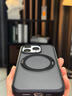 图拉斯支点壳O1S【销量霸榜丨相机按键全包】 适用苹果17promax手机壳iphone16pro磁吸15防摔透明磨砂air 【磨砂黑】 iPhone14ProMax 实拍图