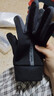 【京东物流】手套男士冬季加绒骑行电动车防滑触屏开车保暖手套女 【掌心防滑 可触屏】女士黑色 均码 1双 掌围女17-21男18-23cm 实拍图