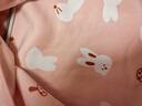 迷你巴拉巴拉婴儿连体衣棉服外出幼儿衣服保暖双面绒两面穿外套冬新款 红白色调00361 73cm 实拍图